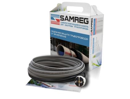 Комплект кабеля Samreg 24-2 (5м) 24 Вт для обогрева труб